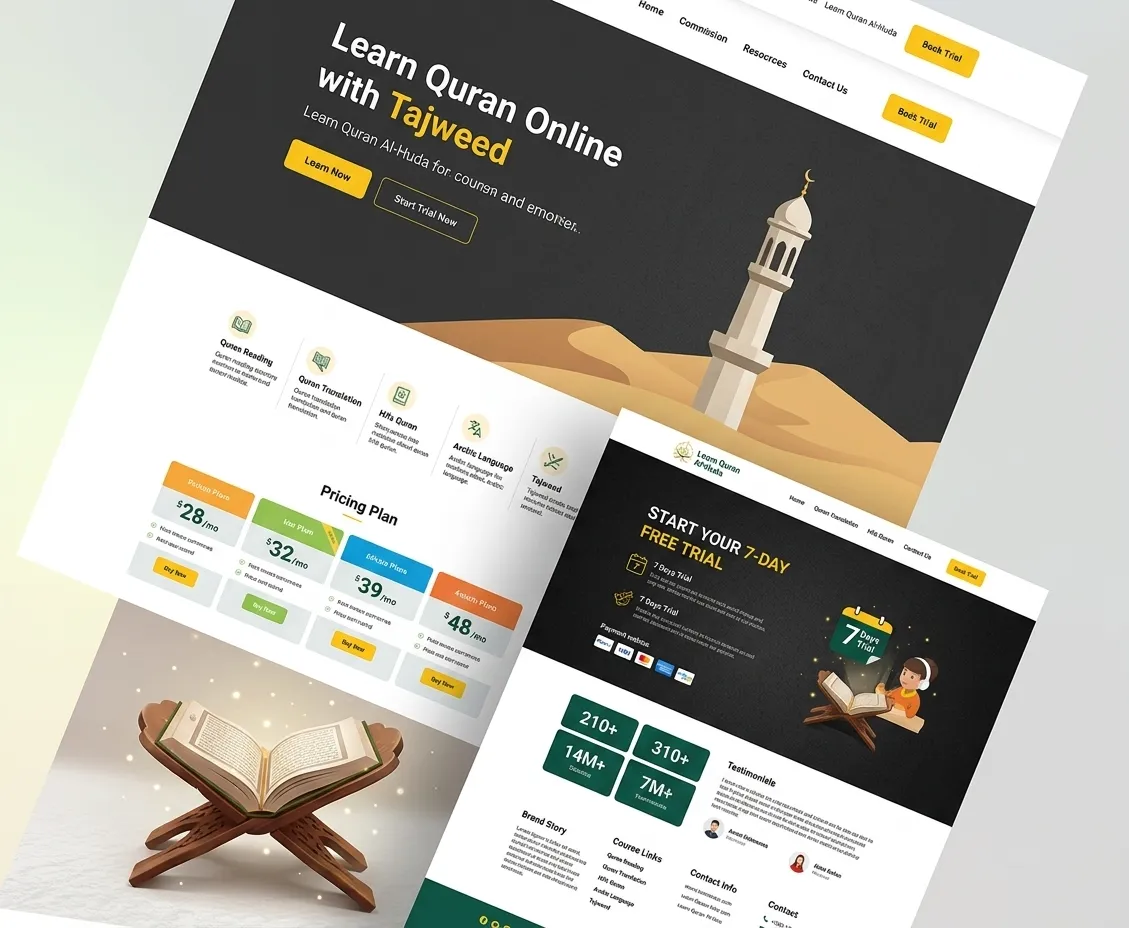 Al Huda Online Quran Learning Platform
