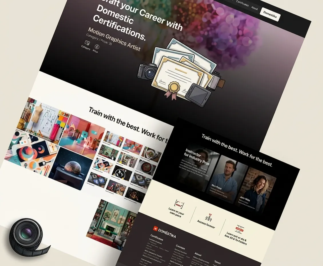 Domestika Creative Certification Platform