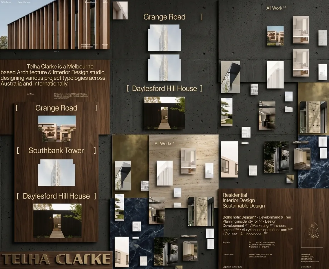 Telha Clarke Interior Design Website
