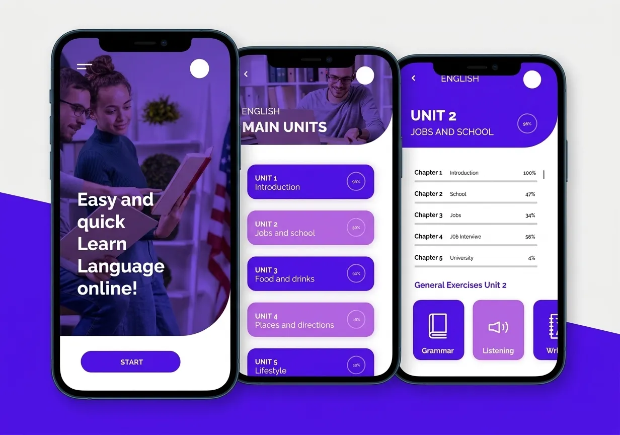 Professional App UI UX design