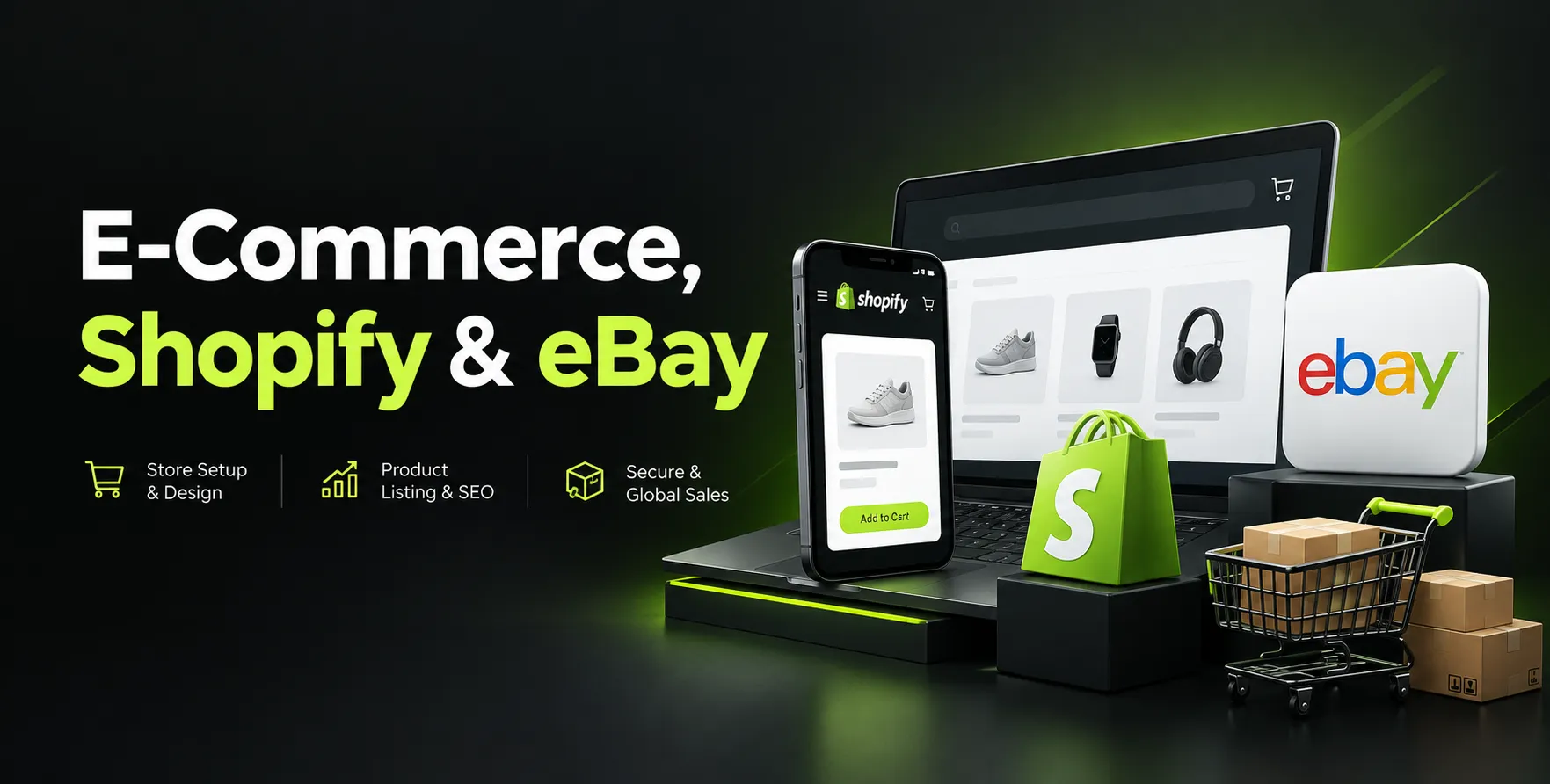 Shopify and eBay Ecommerce Services